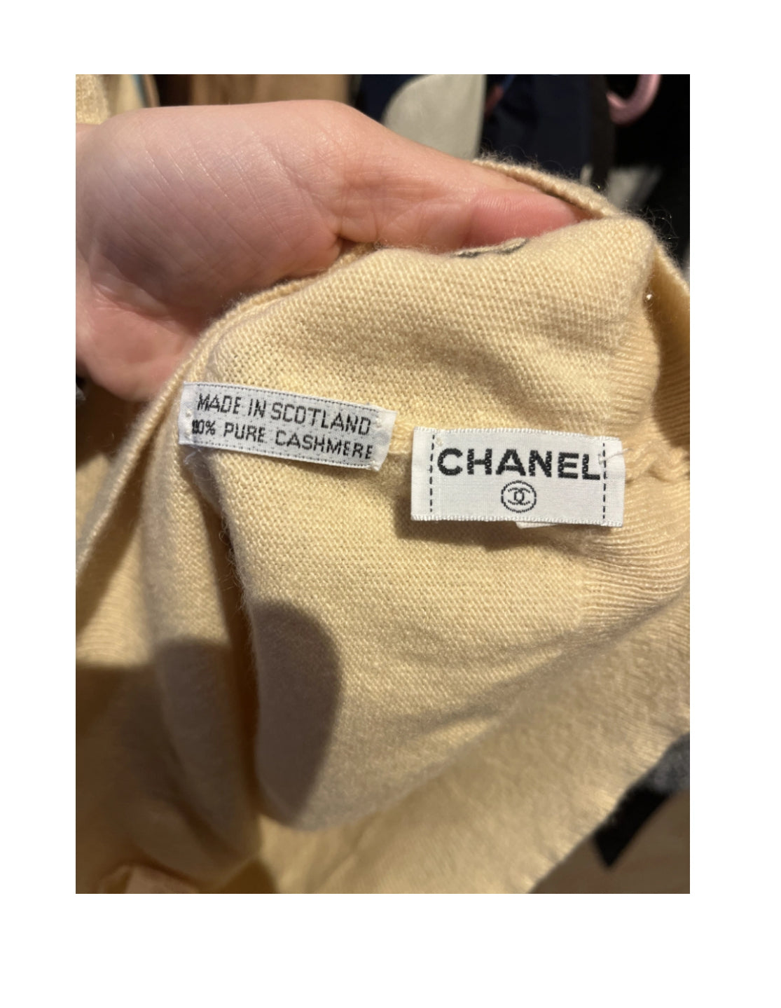 Pull Chanel beige