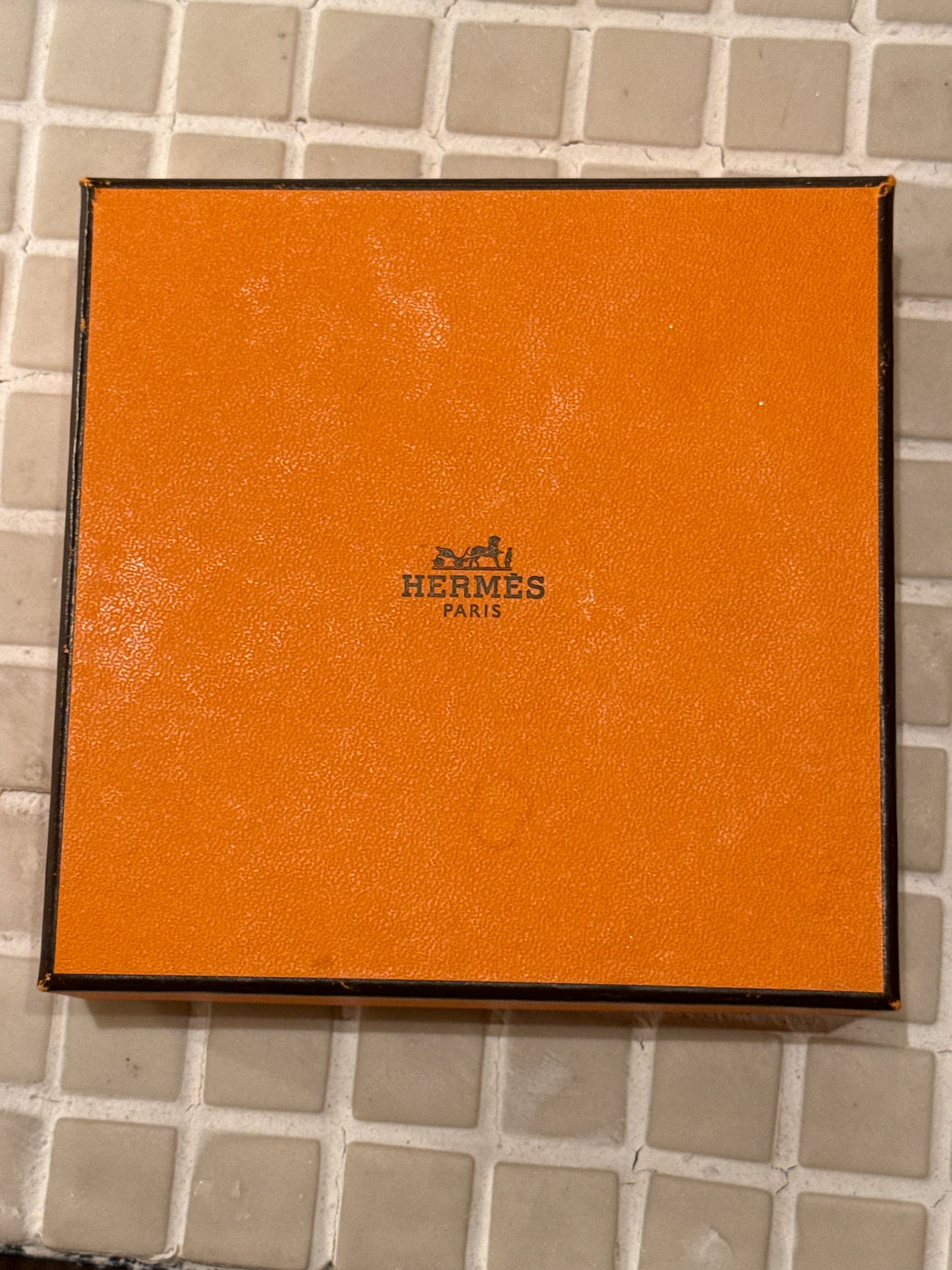 Collier Hermès shocker en cuir noir