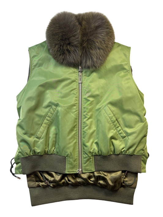 Bomber sans manches Yves Salomon