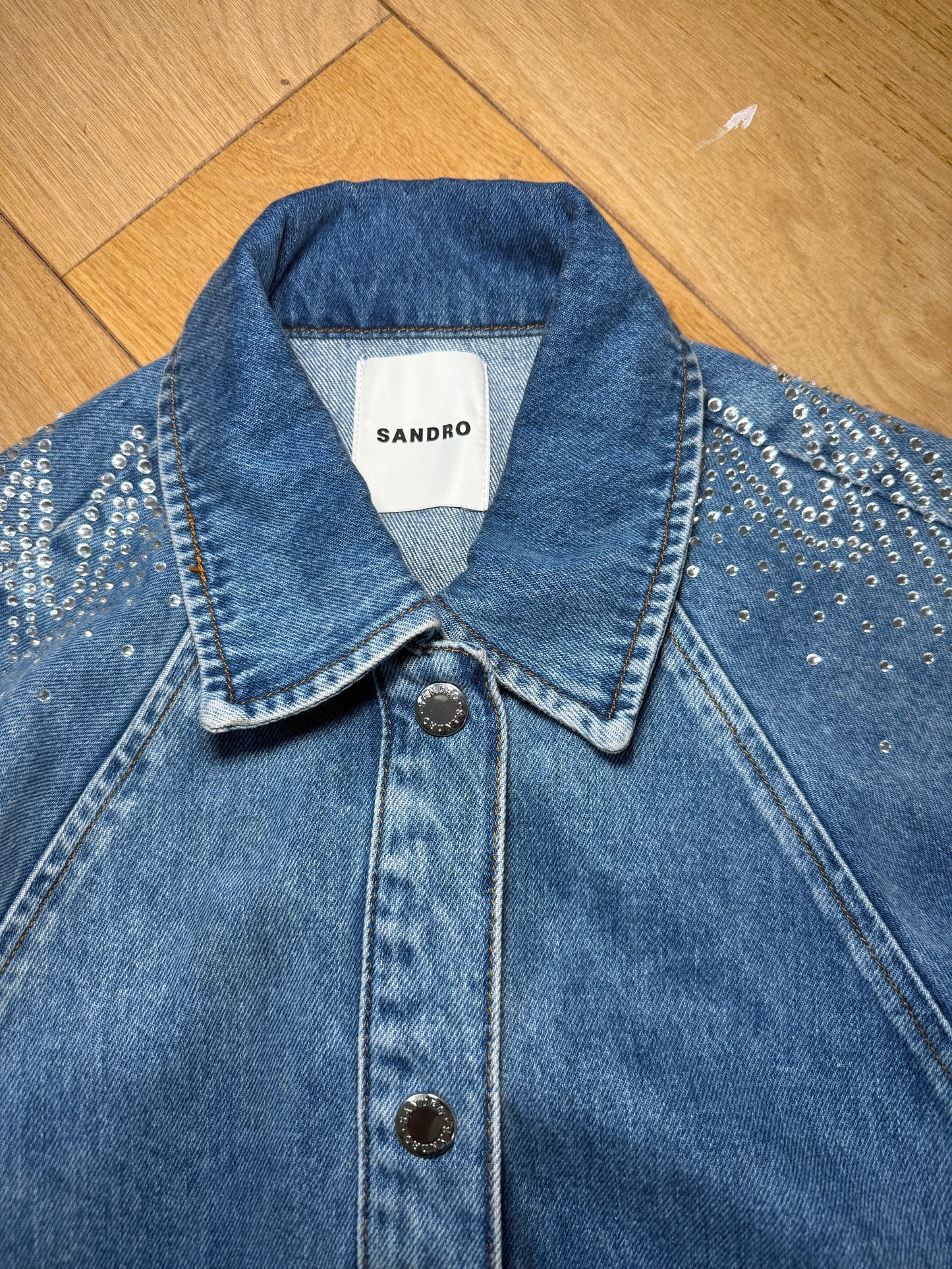 Bomber en jean Sandro