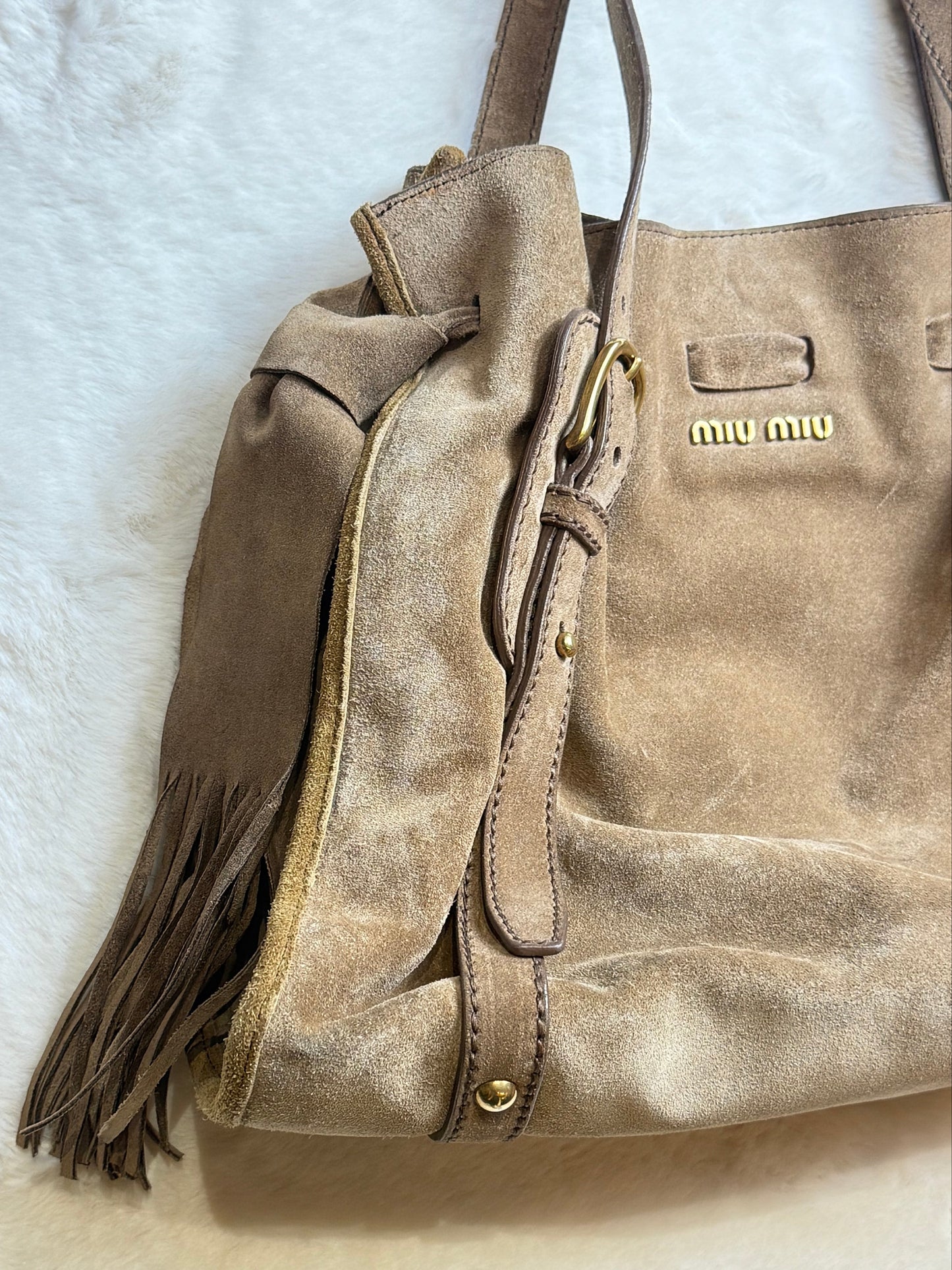 Sac Miu Miu en suédine